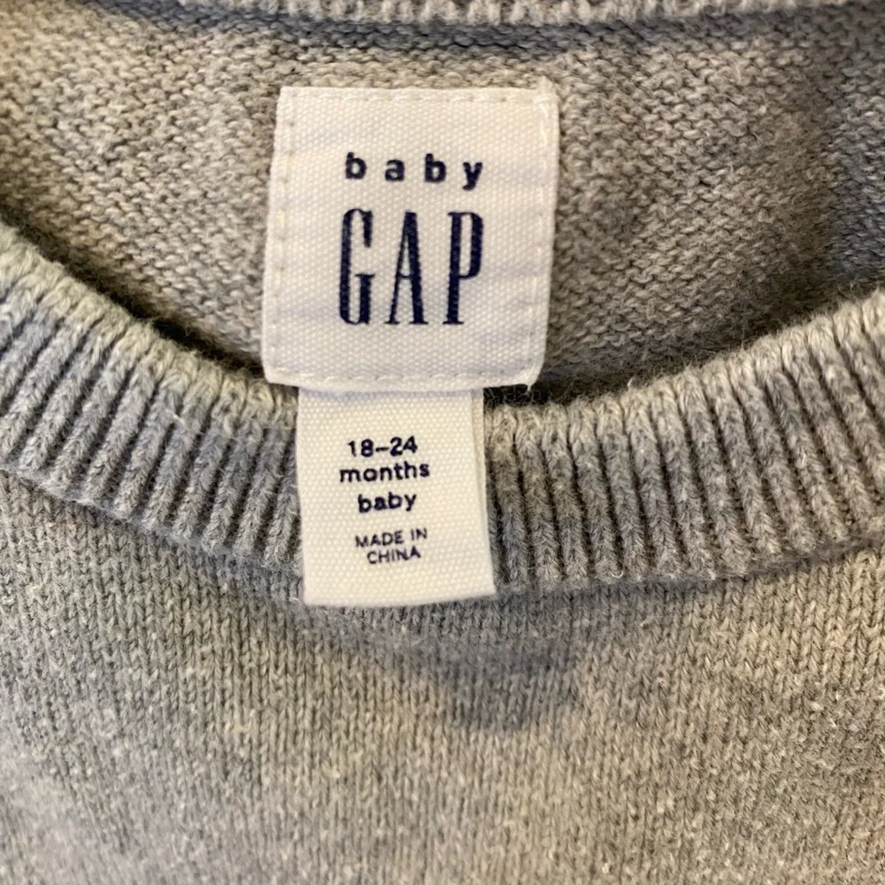 GAP Iconic Sweater with Christmas Tree on Car - 18-24m